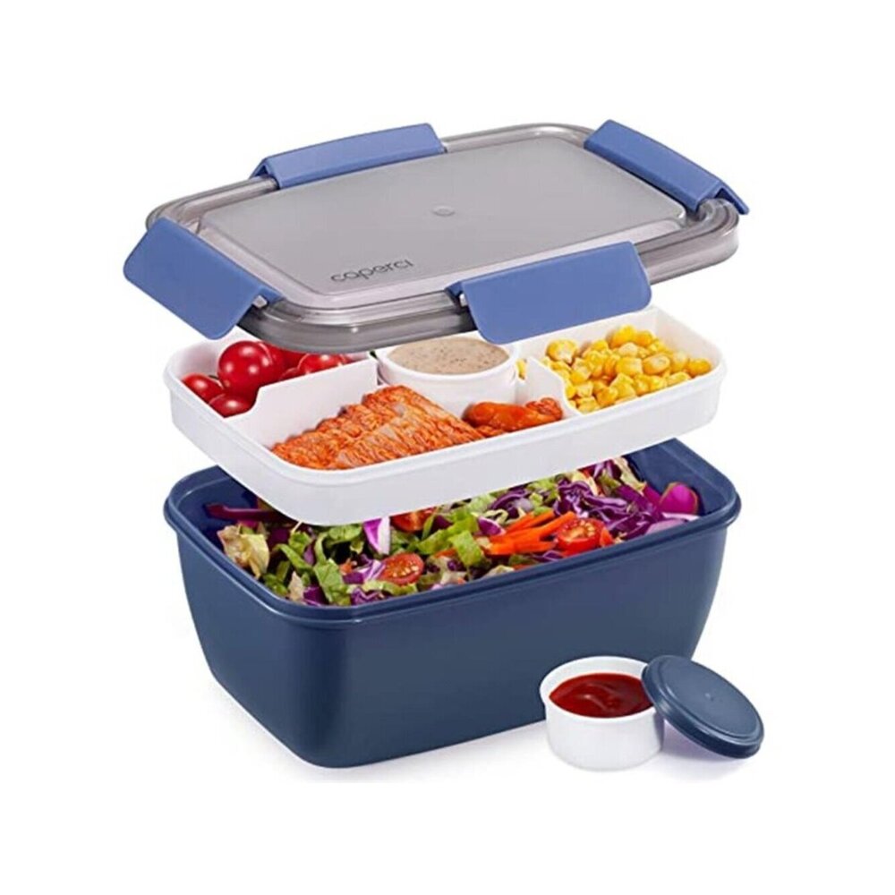 Large Salad Container Bowl for Lunch - Better Adult Bento Lunch Box 68 oz